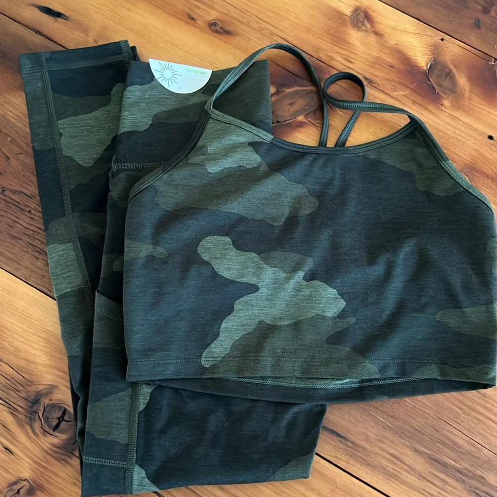 Aerie leggings and sports bra